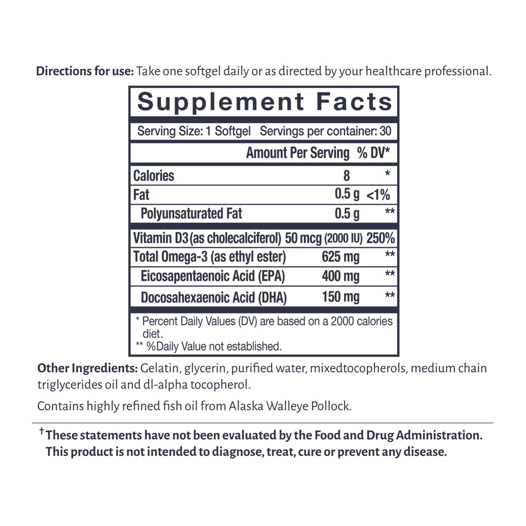D&O Glow 2,000 IU Supplement Facts (2000 IU)