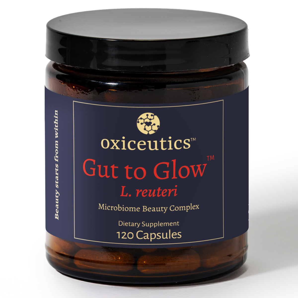 Gut to Glow jar, 120 capsules