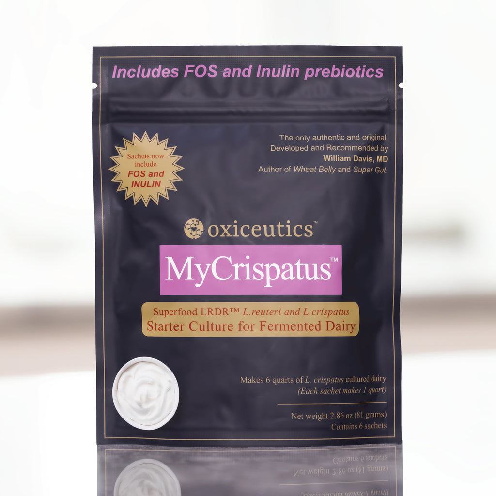 MyCrispatus Starter pouch on a bright kitchen counter
