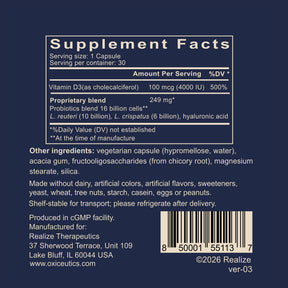MyCrispatus+ Supplement Facts